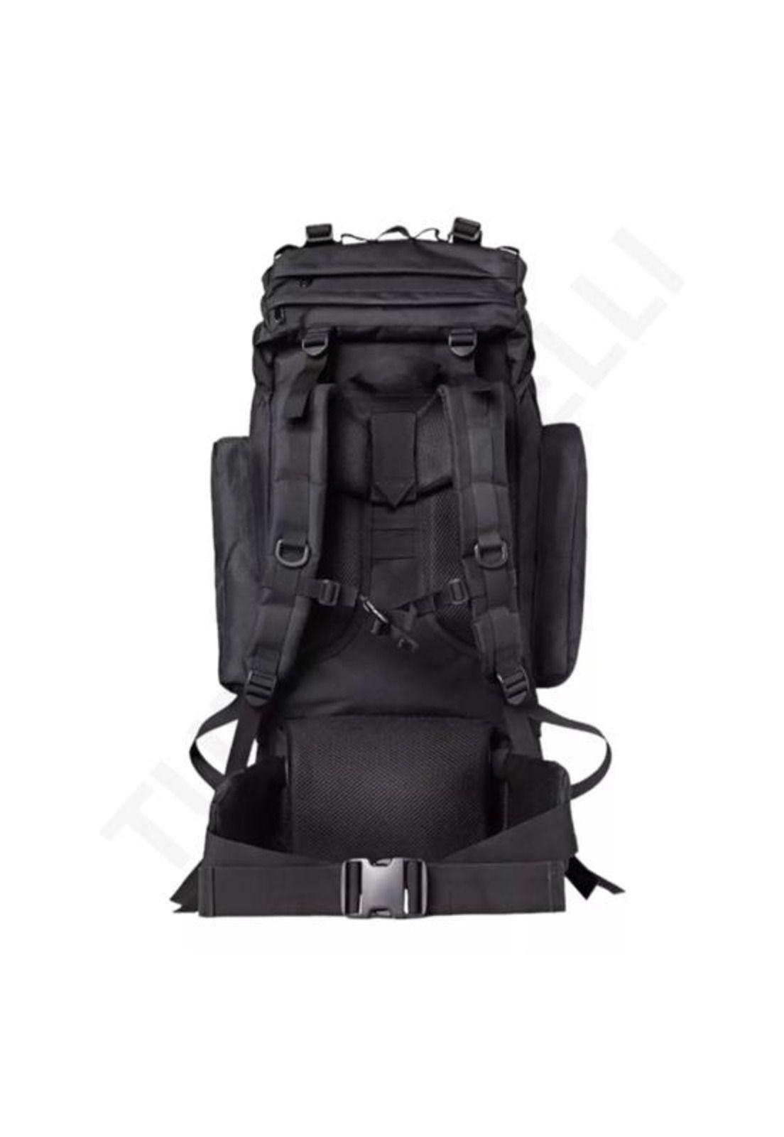 Mochila para campañas militares 100L color negro-2