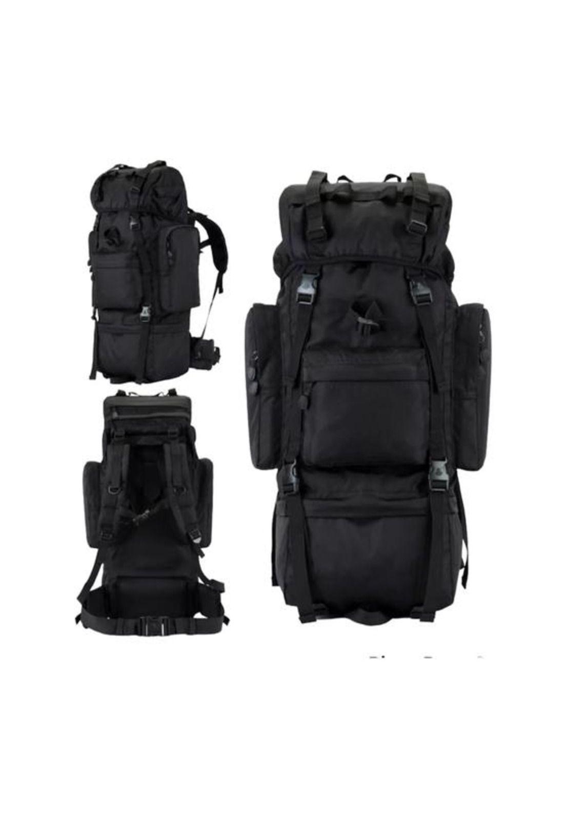 Mochila para campañas militares 100L color negro-3