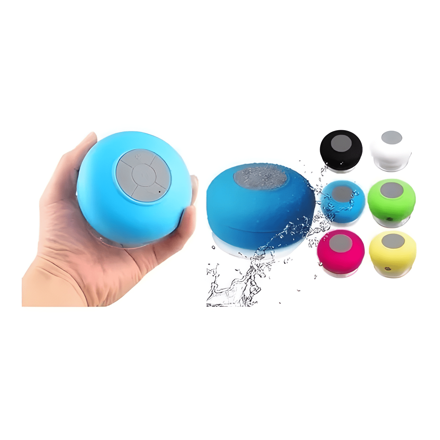 Parlante portátil bluetooth ducha resistente al agua-2