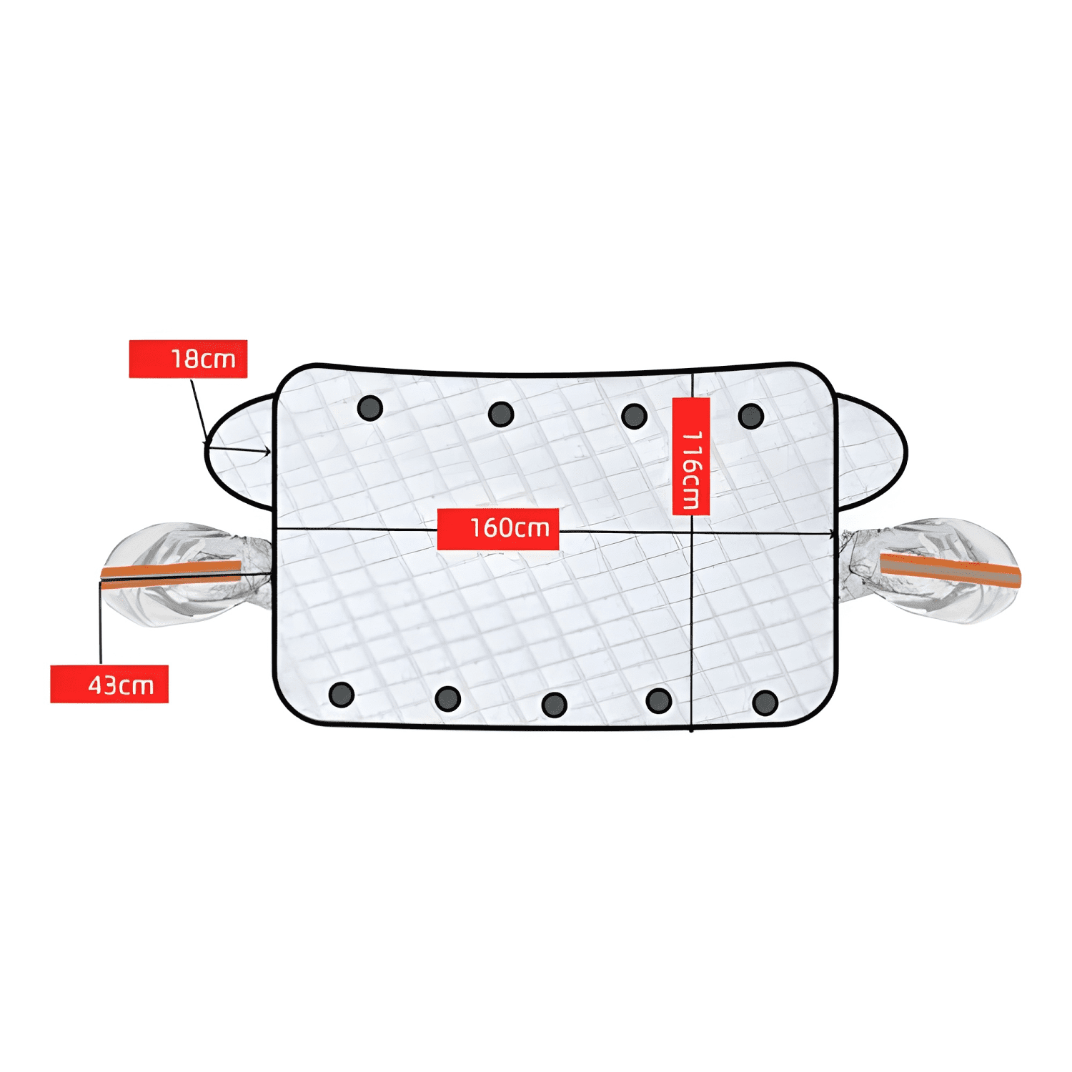 Funda Protectora Sol y Nieve Cubreparabrisas para Mini-1