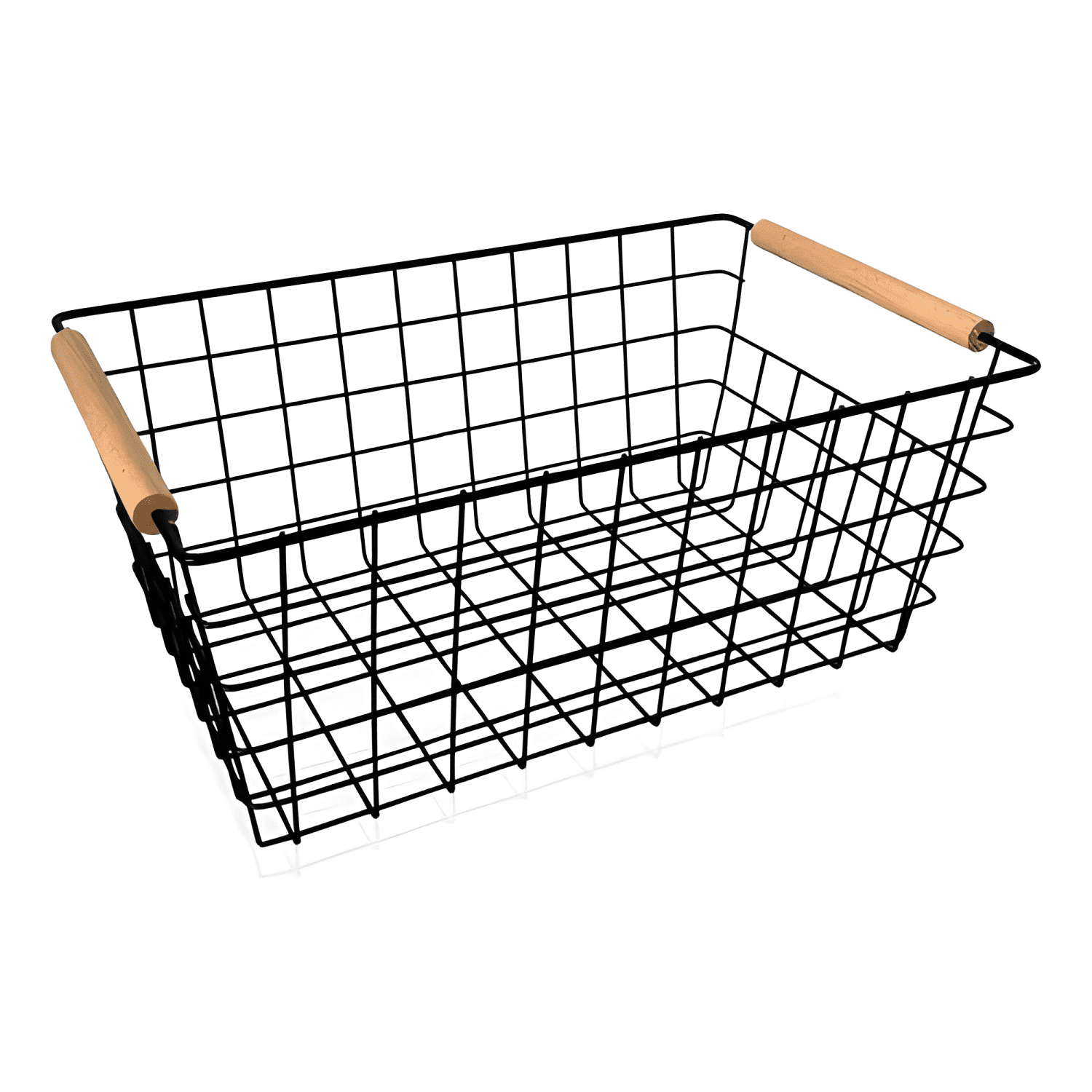 Cesta canasta rejilla metal 28x22x12 cm organizador-0