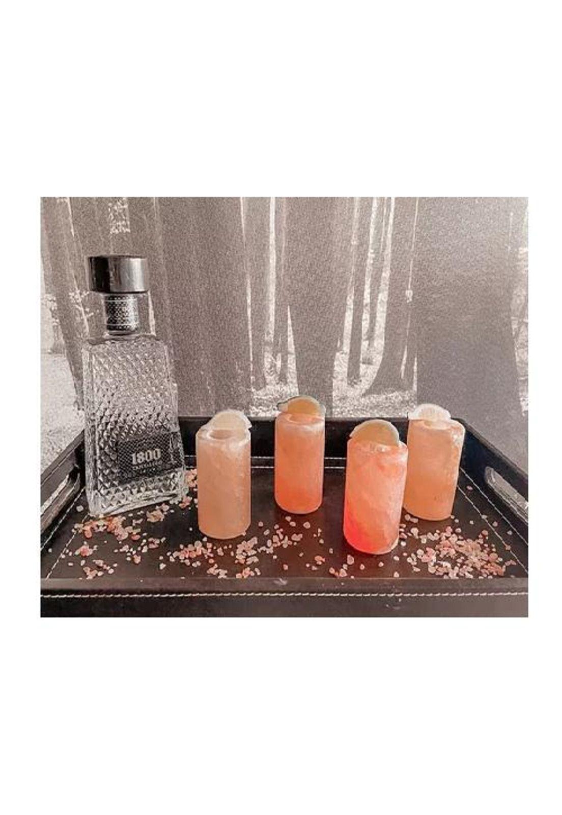 Set de vasos de sal rosada himalaya para shot tequila-2