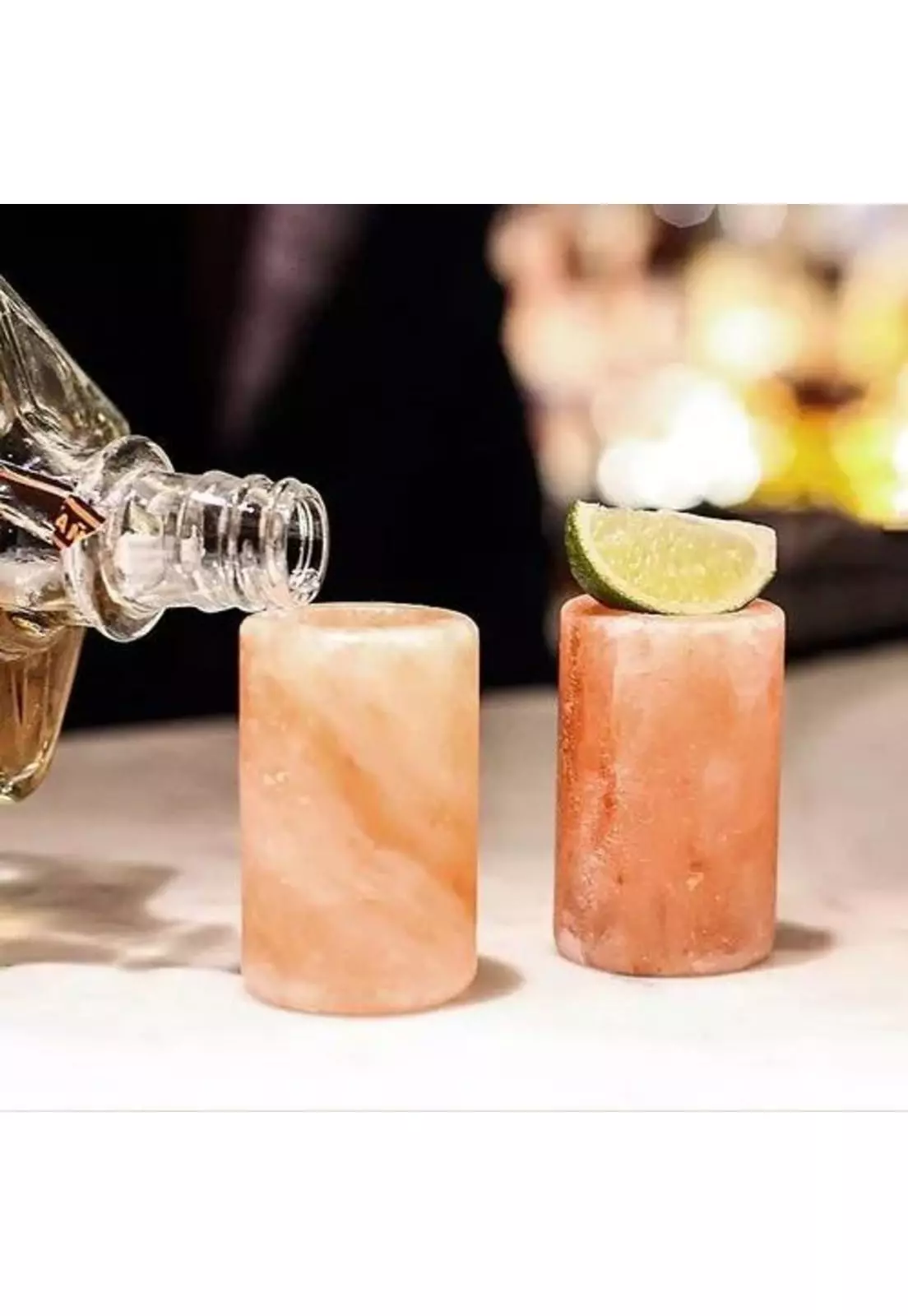 Set de vasos de sal rosada himalaya para shot tequila-3