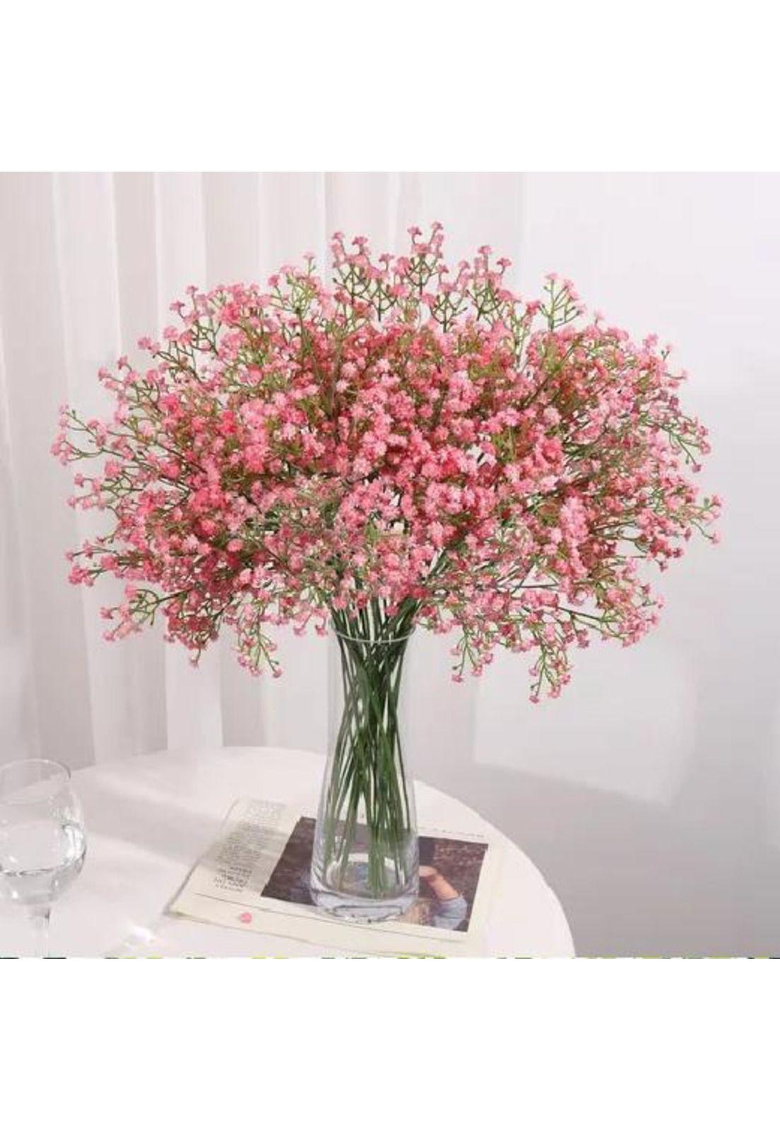 90 Flores Gypsophila para Arreglos Artificiales Flor Adornar-3