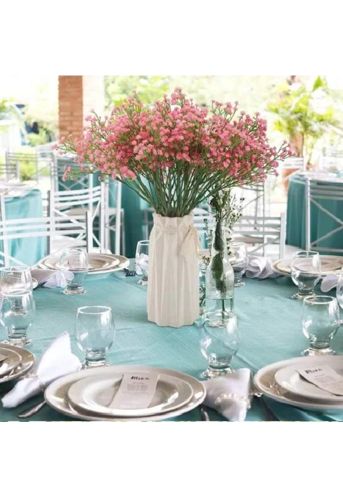 90 Flores Gypsophila para Arreglos Artificiales Flor Adornar-5