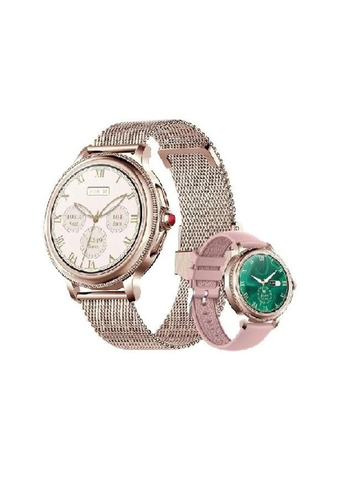 Reloj inteligente smartwatch bluetooth mujer doble correa...-2