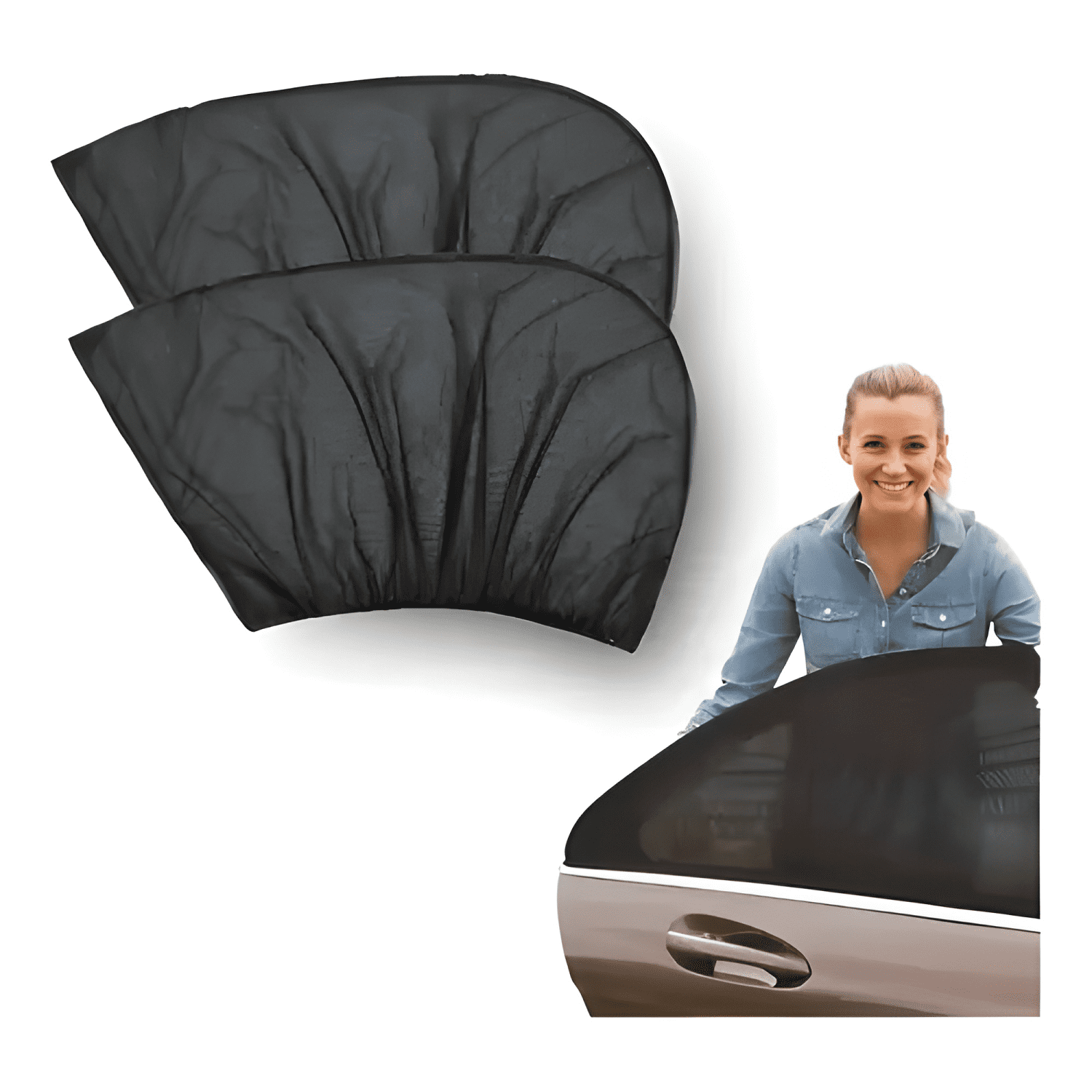 Parasol Ventanas Laterales Traseras Auto Set X2 70x30-0