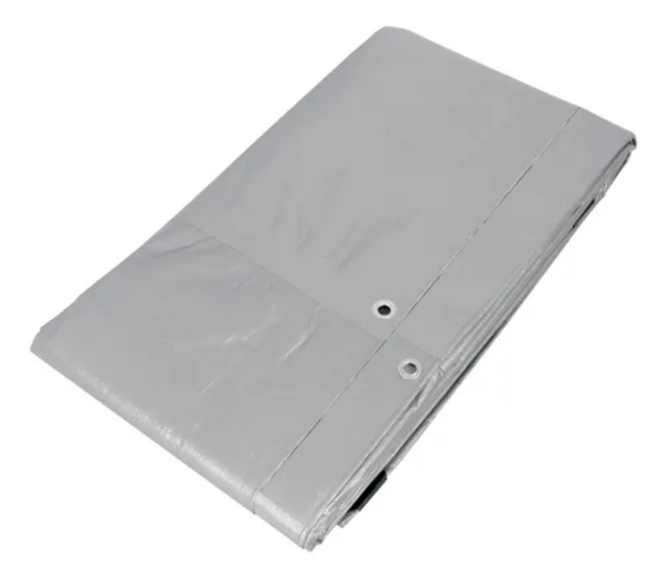 Lona carpa plegable gris reforzada 3x6-0