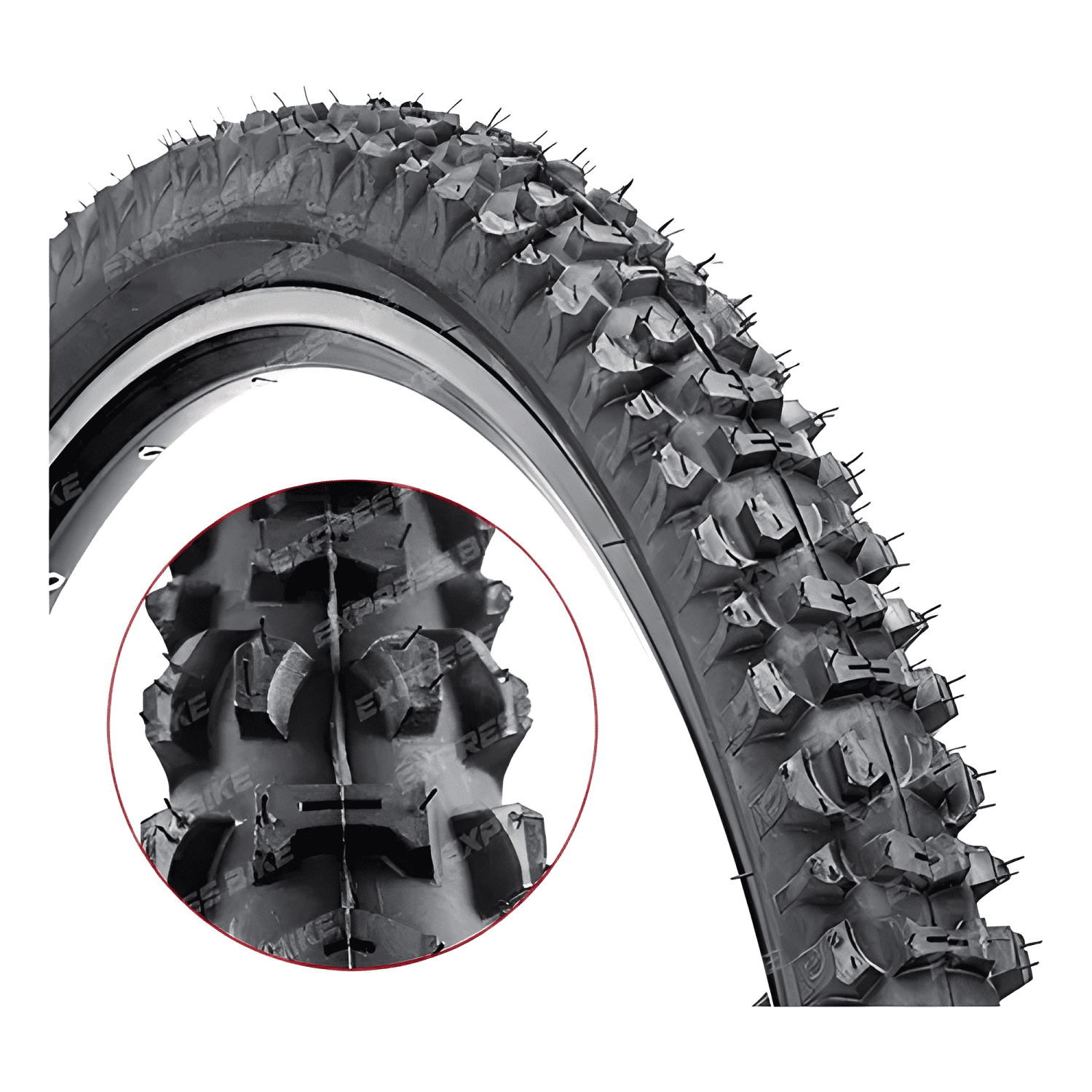 Pack 2 neumáticos bicicleta Fantom Rocky MTB aro 26x2.10-0