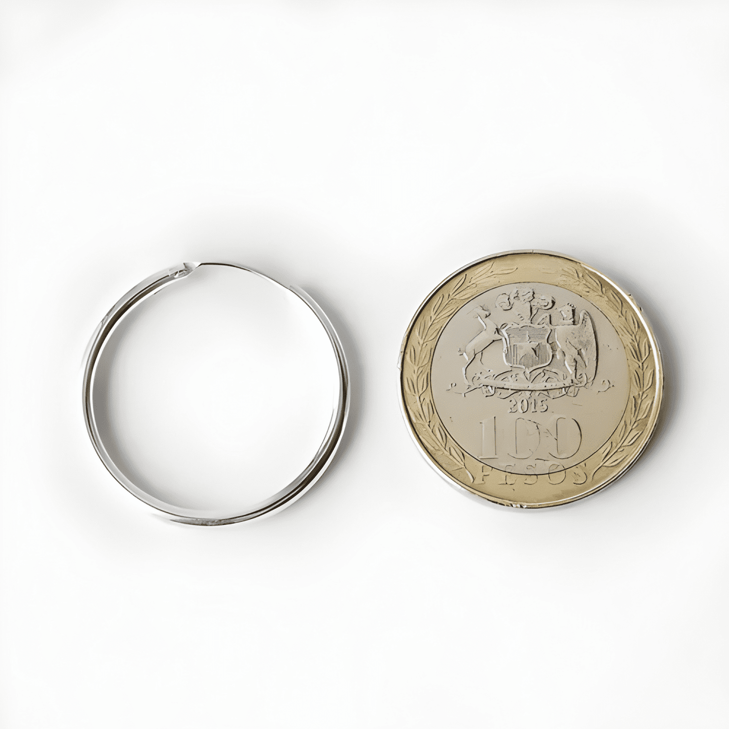 Aros De Plata 925 Argollas 25 Mm. Spr-1