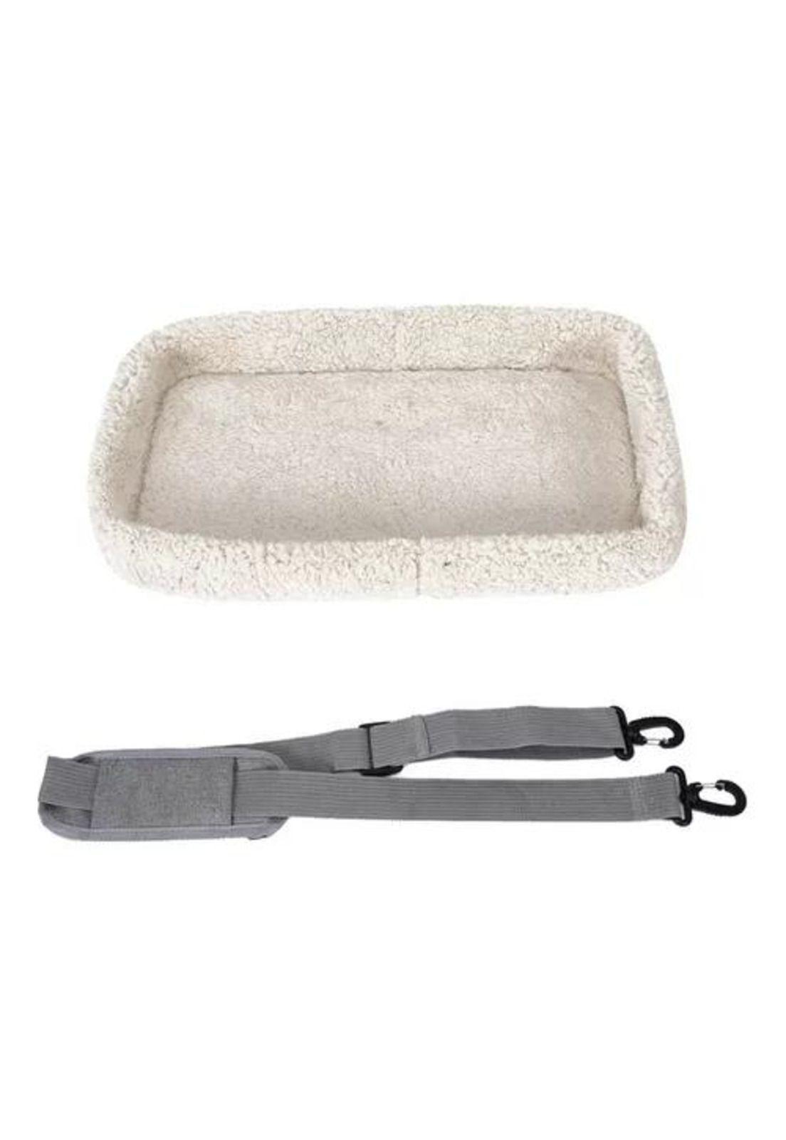 Bolso transportador para mascotas gris-3