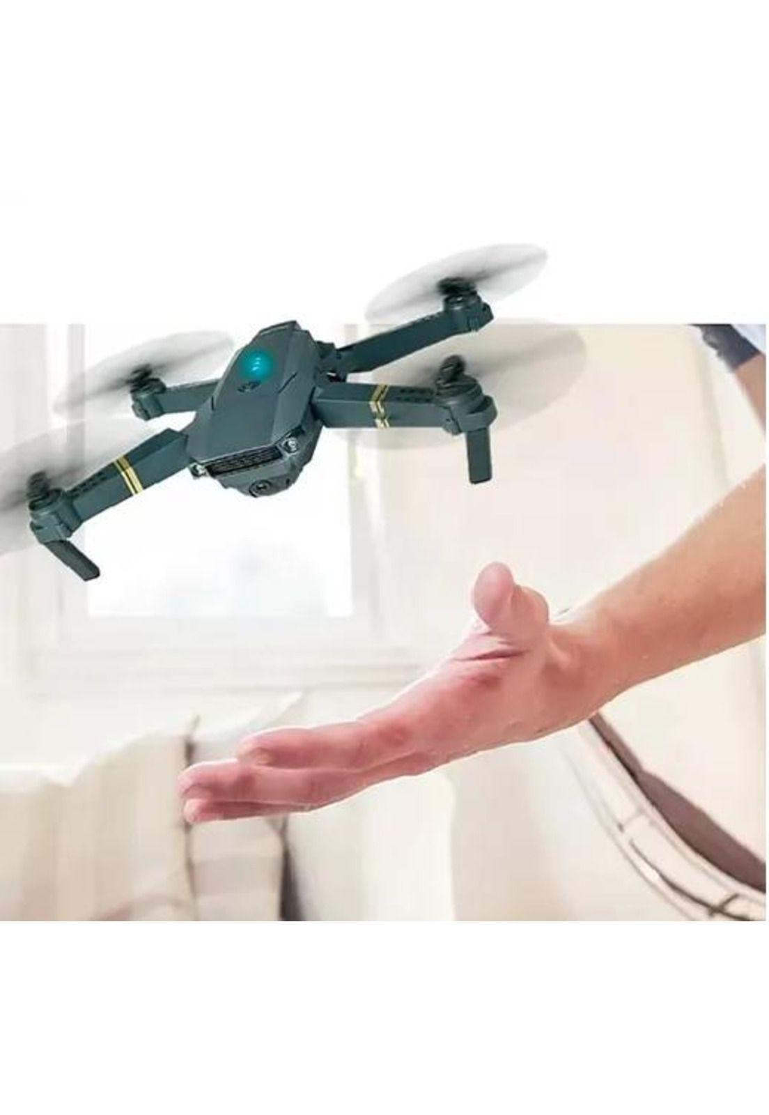 Drone con cámara plegable, dron barato, resistente negro-6