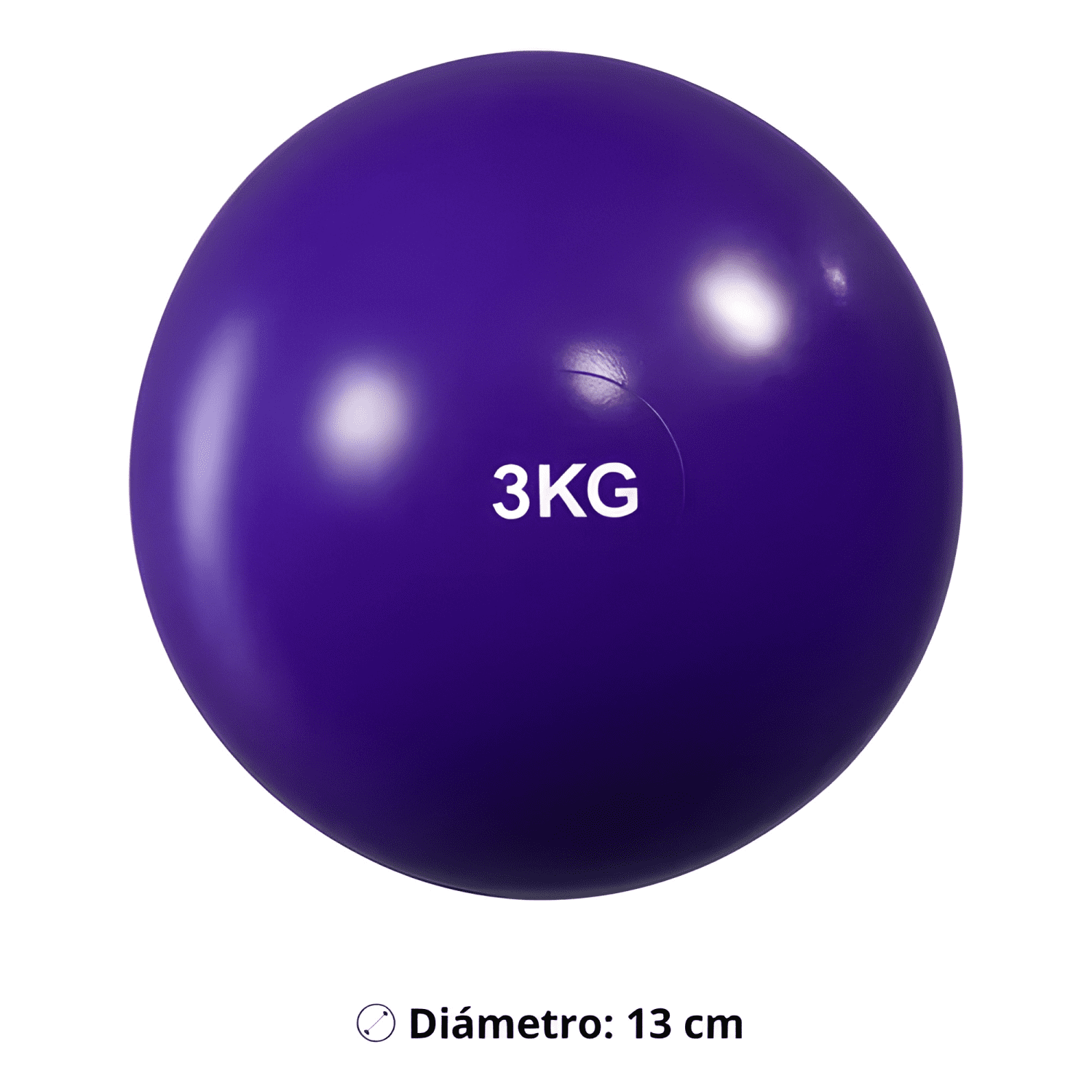 Balon medicinal de silicona de 3 kg sin rebote-1