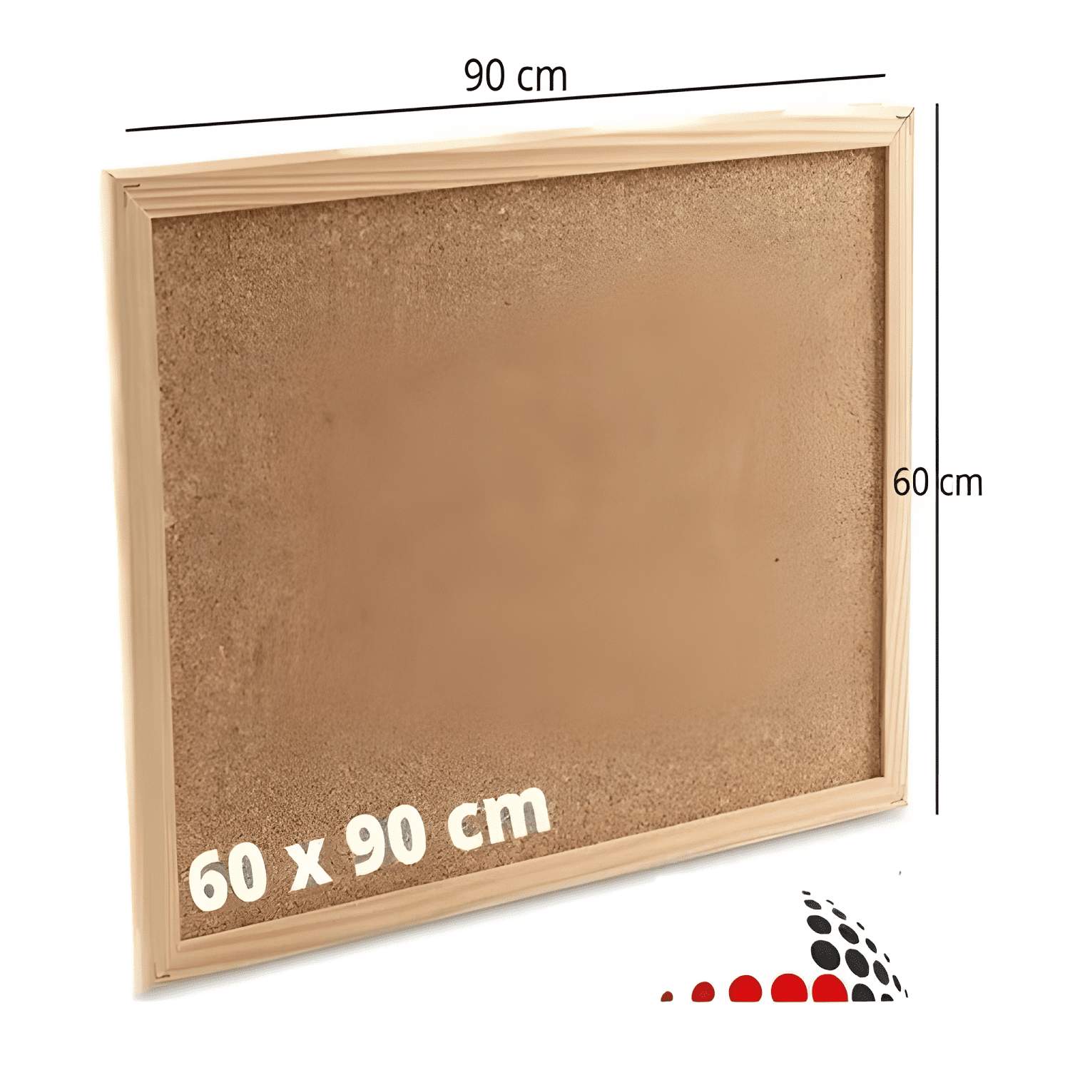 Pizarra corcho 60x90 marco madera-1