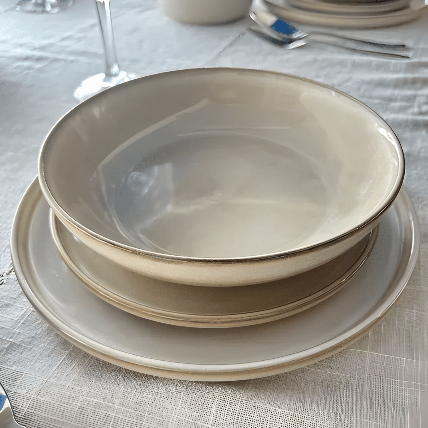Set 6 bowl redondo ceramica 21.8x5 CM linea oslo tipo gres-1