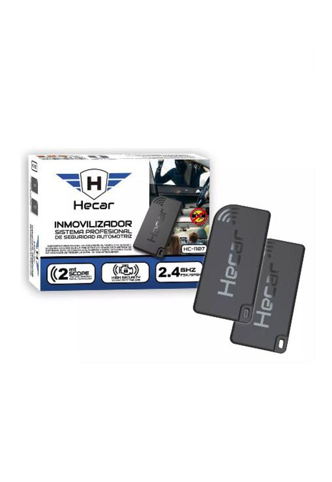 Inmovilizador auto Hecar antiportonazo cortacorriente, color negro-2