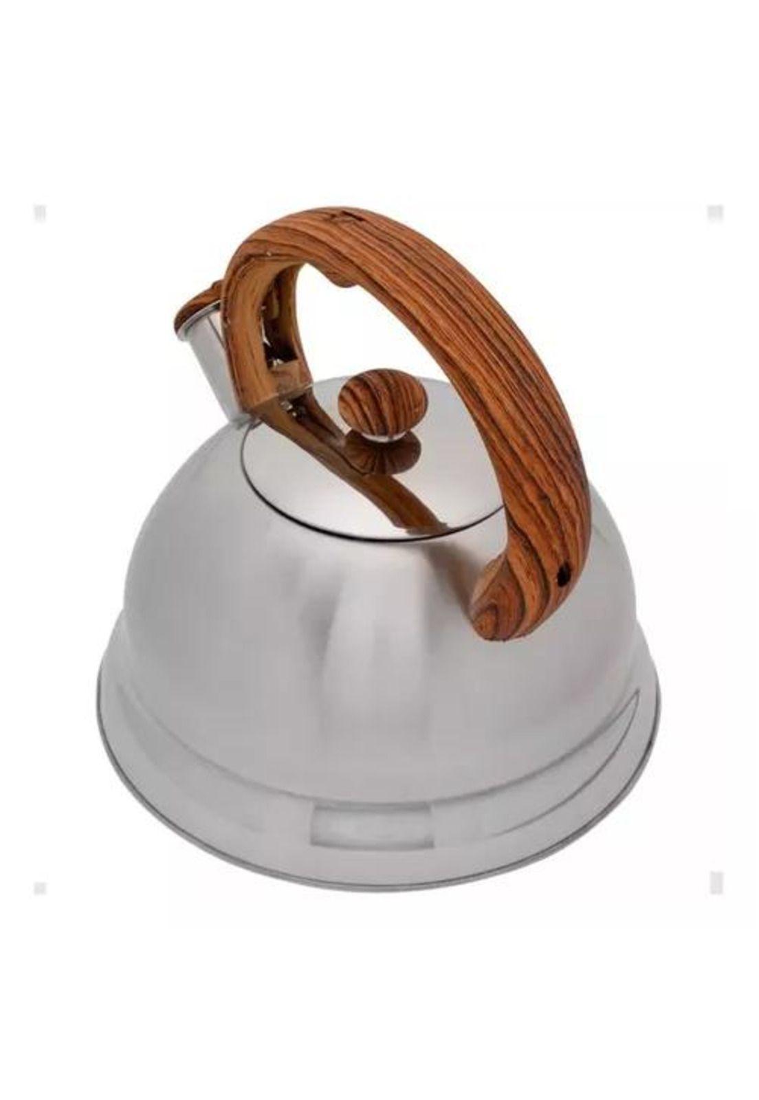 Hervidor de Acero - 2.5 L, Con Silbato de Mango-2