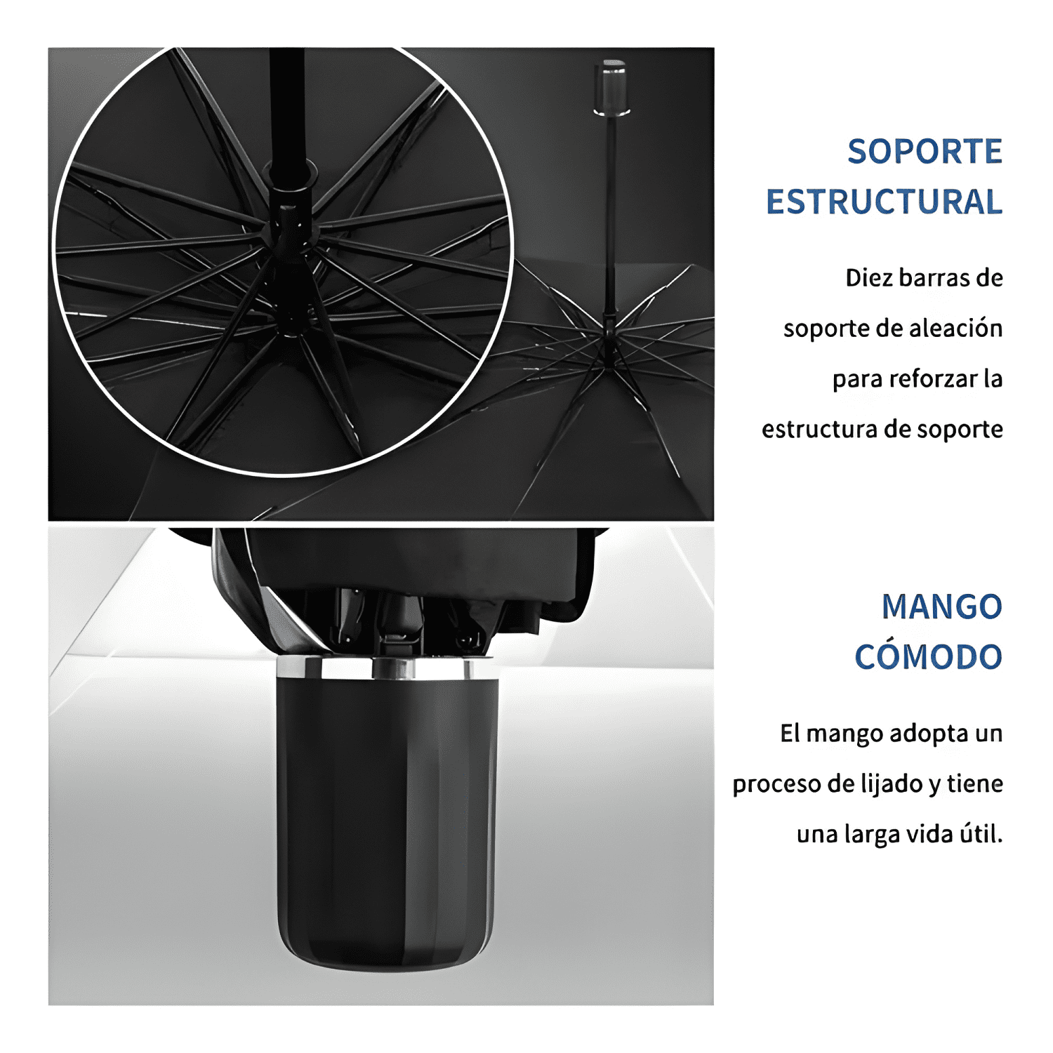 Quitasol Parasol Parabrisas de Auto Tipo Sombrilla Cubre Max-2