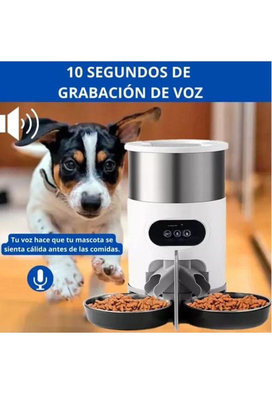 Dispensador automático de alimentos para mascotas, doble robot-4