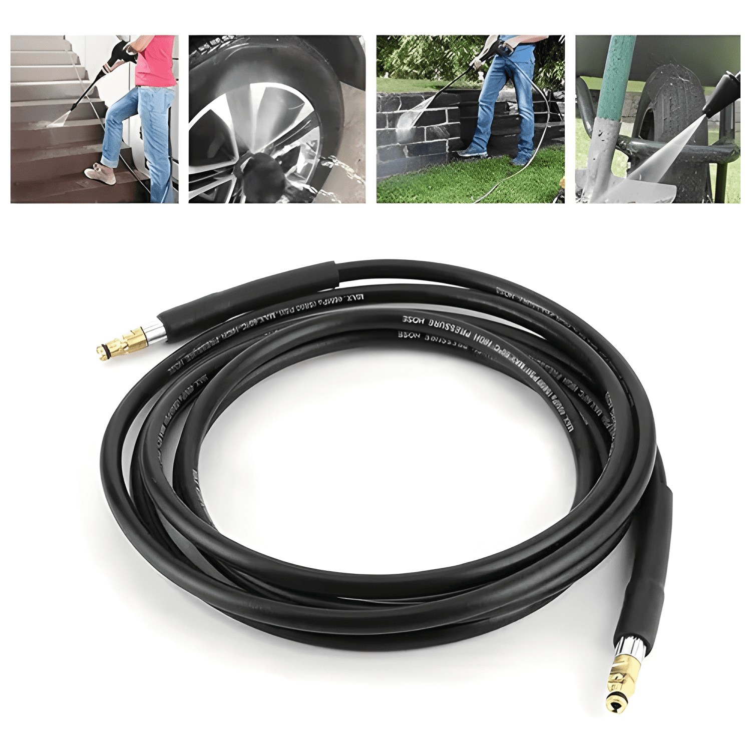 Manguera 6m Lavado Alta Presión Para Reemplazo Karcher #6-2