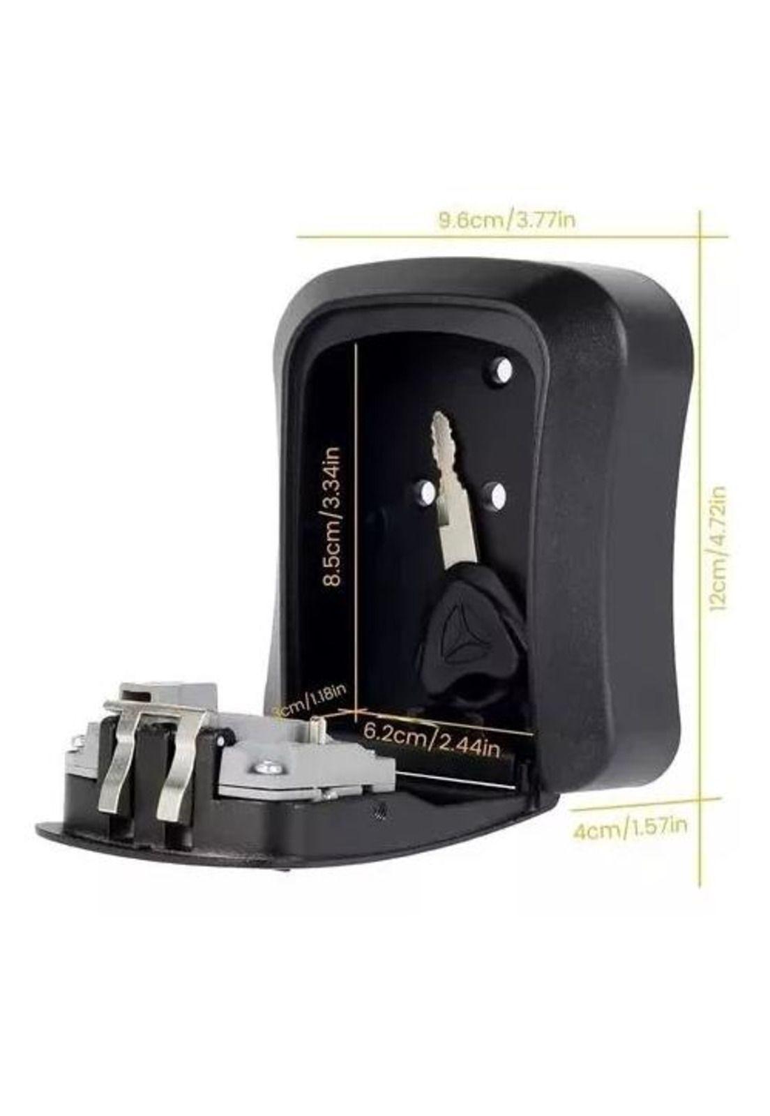 Caja seguridad para llaves con clave color negro-1