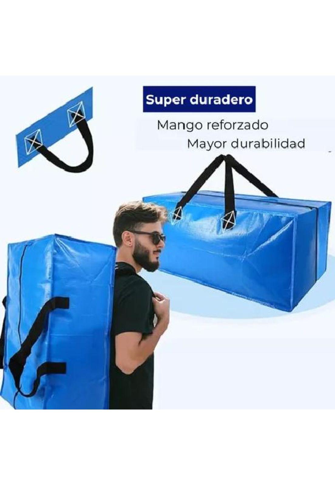 Pack 6 Bolsas Mudanza Almacenamiento Extra Grande 90lts-3