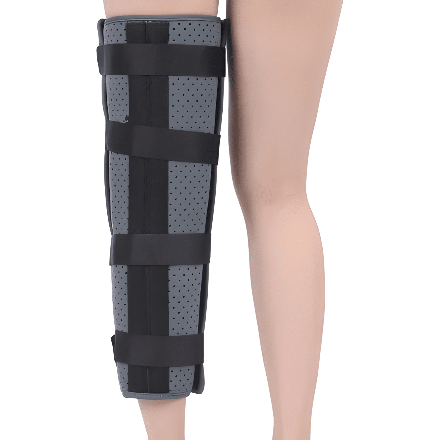 Inmovilizador ortesis de rodilla ajustable largo talla L-2