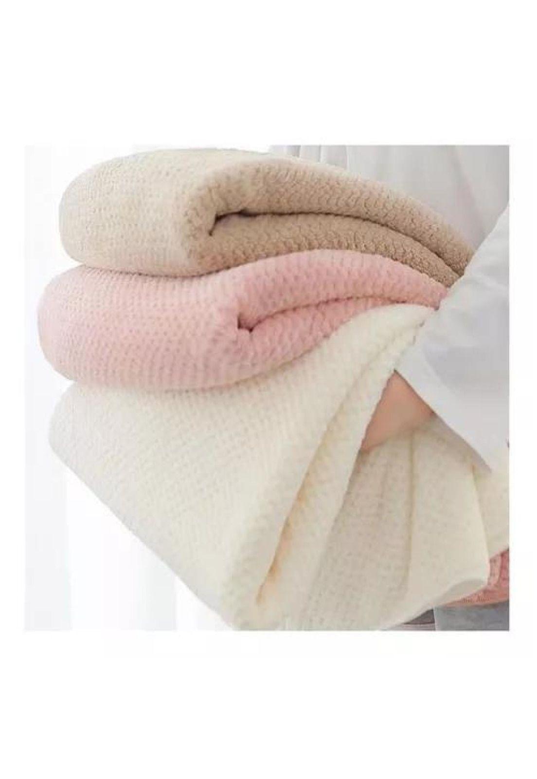 Set de 3 toallas de baño de microfibra, alta calidad, secado rápido-1