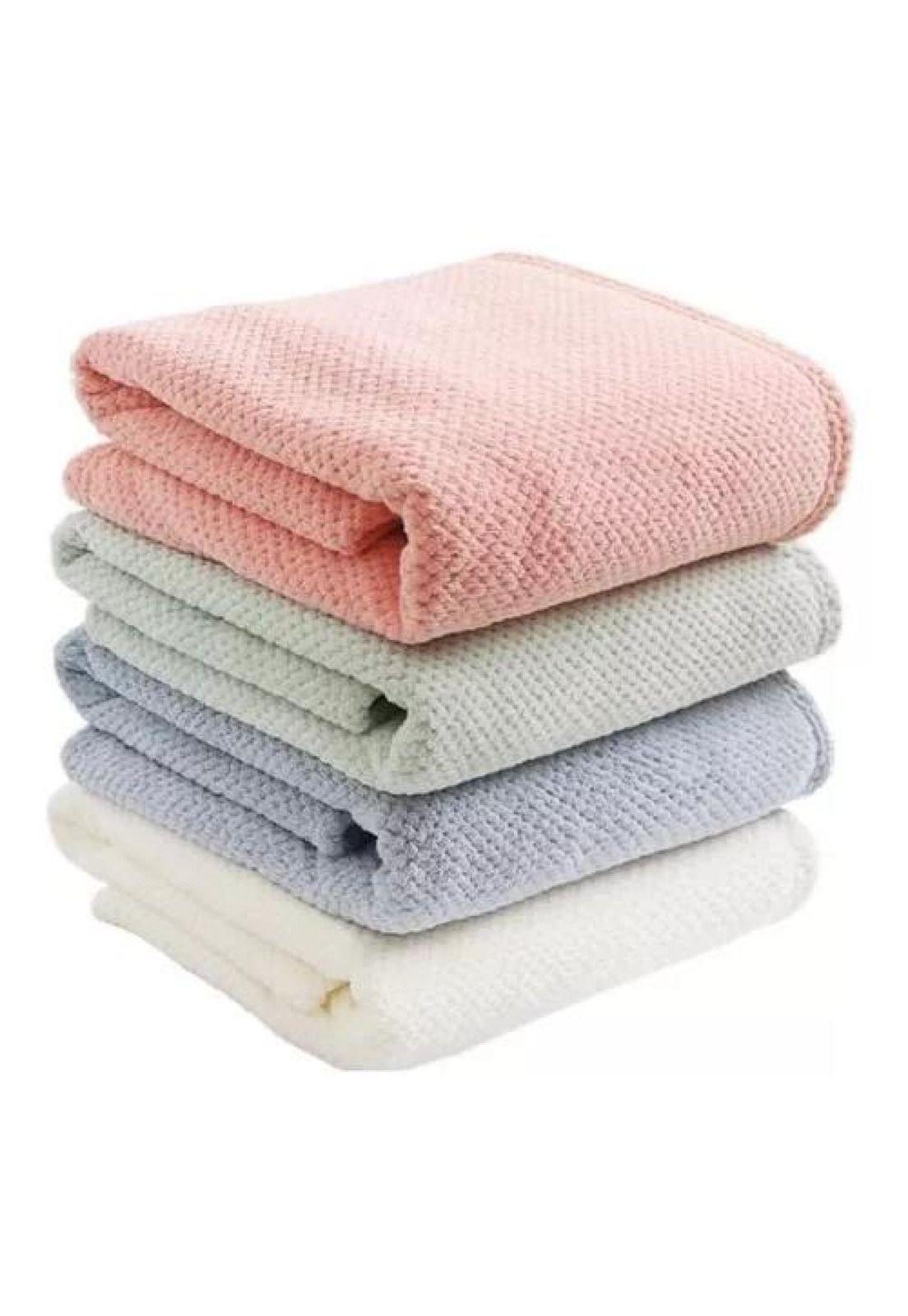 Set de 3 toallas de baño de microfibra, alta calidad, secado rápido-2