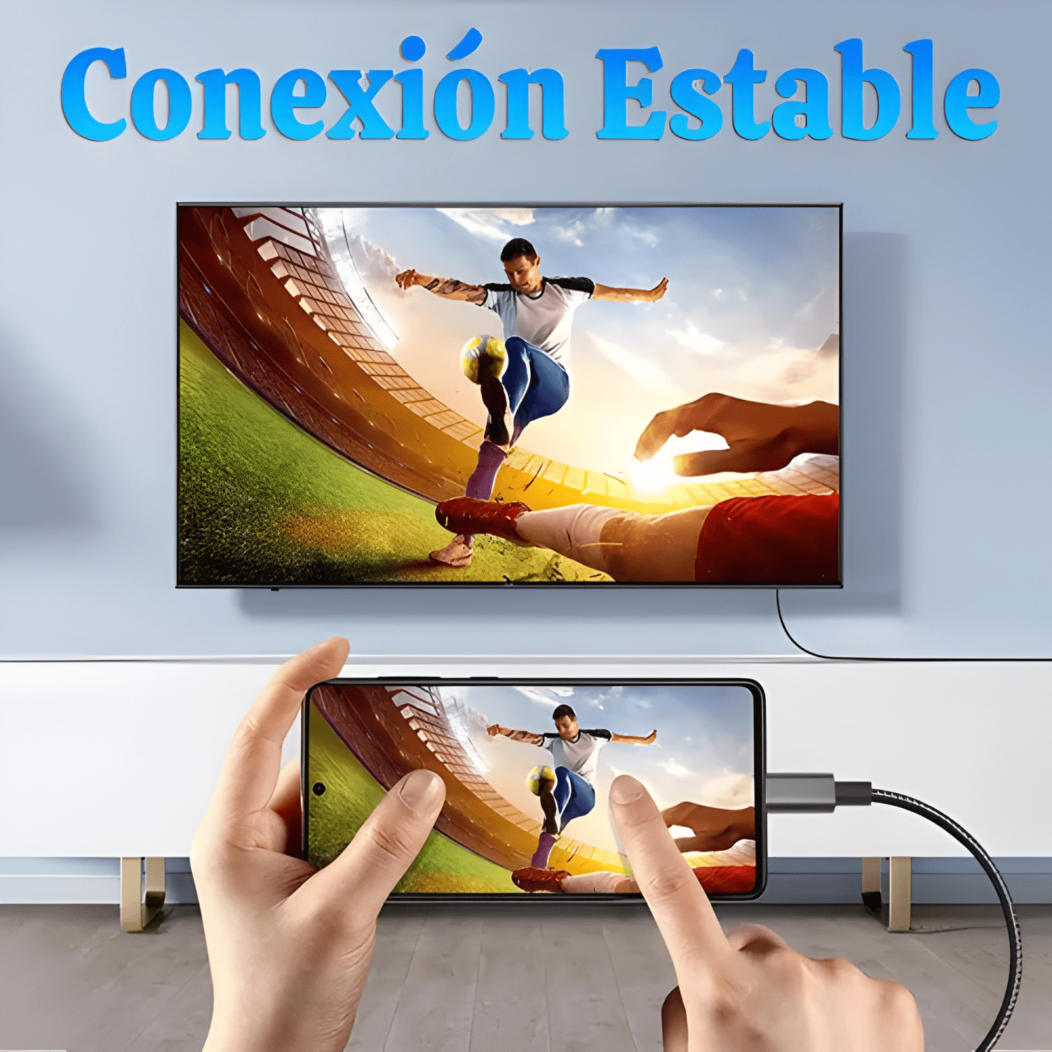 Cable USB c a HDMI 4k a 60hz 2m para oficina proyector TV-2