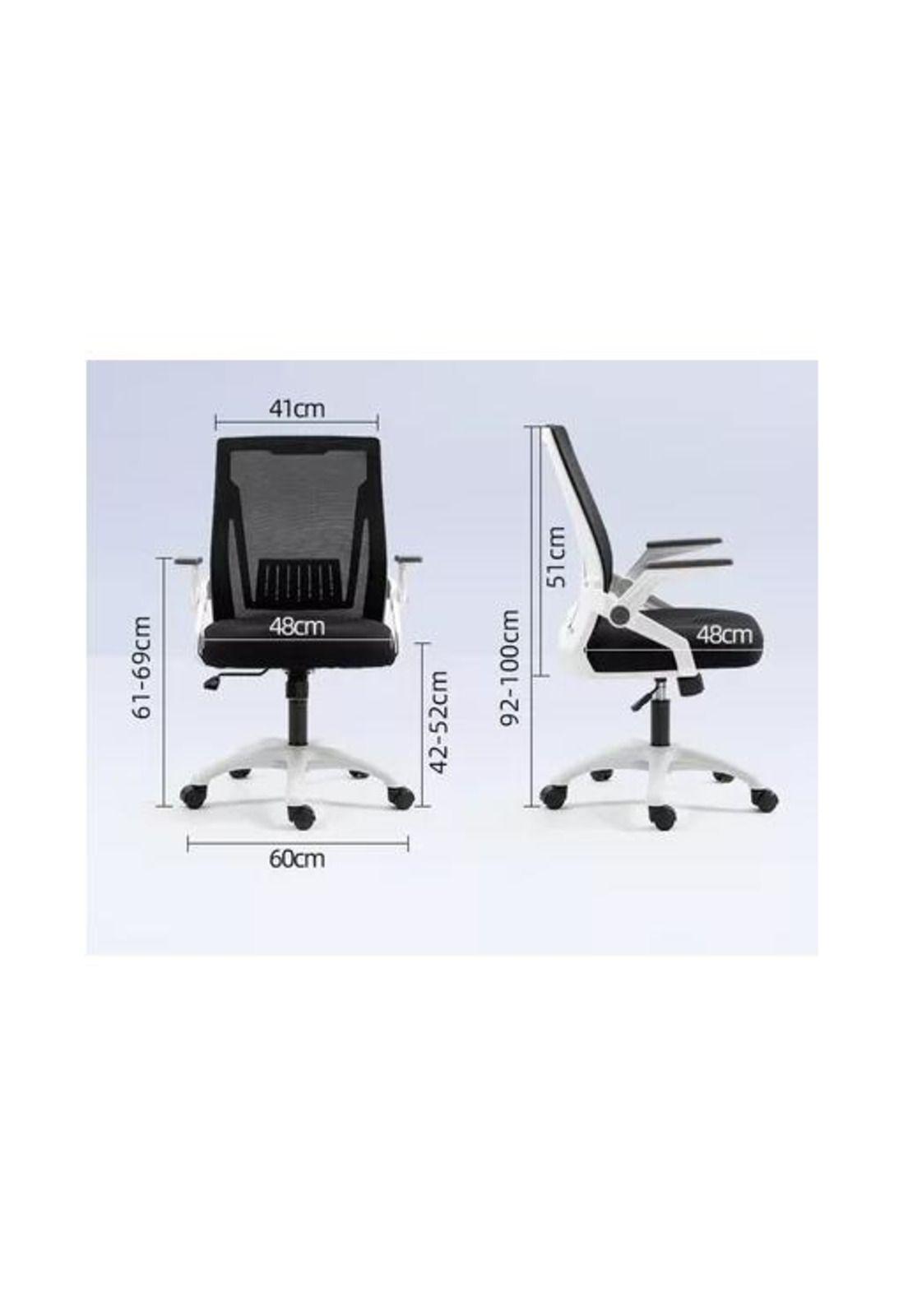 Silla de oficina ejecutiva con asiento de memoria multicolor-3