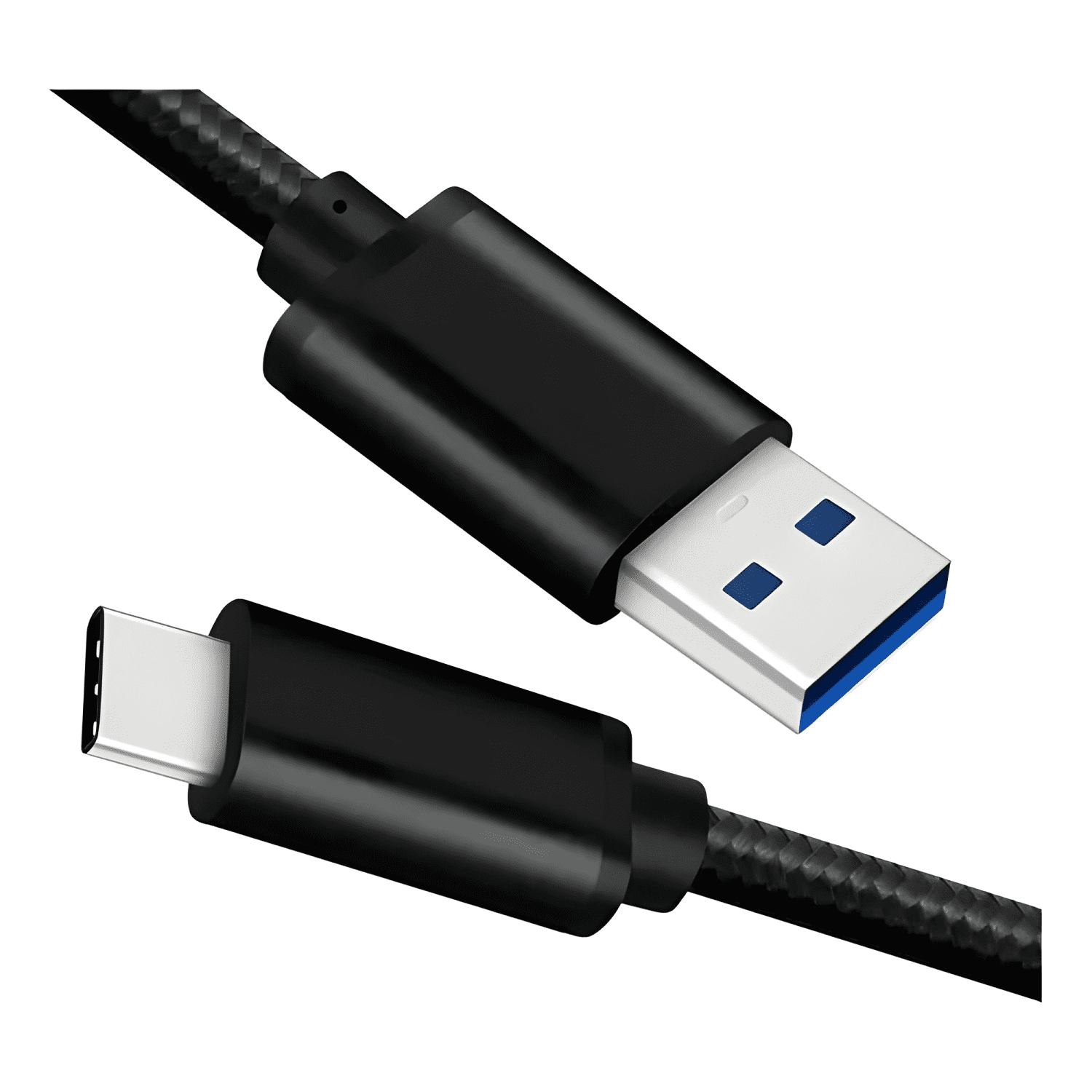 Cable USB 2 metros tipo c carga rápida 3.1 Negro-3