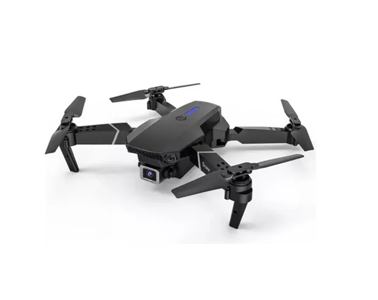 dron e88 cámara frontal bolso 2 baterías accesorios-0