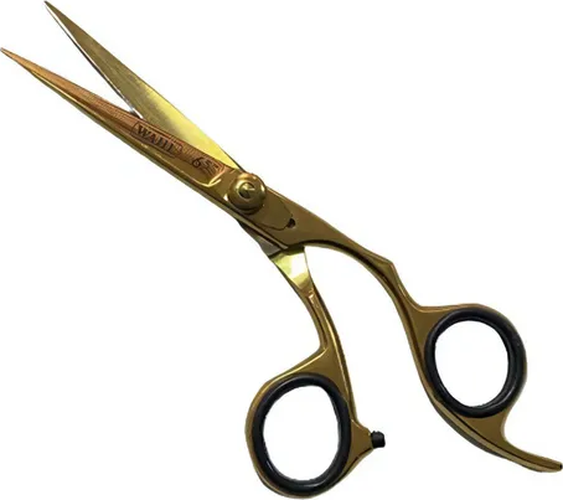 Wahl tijera convexa 6.5 filo navaja color dorado-1