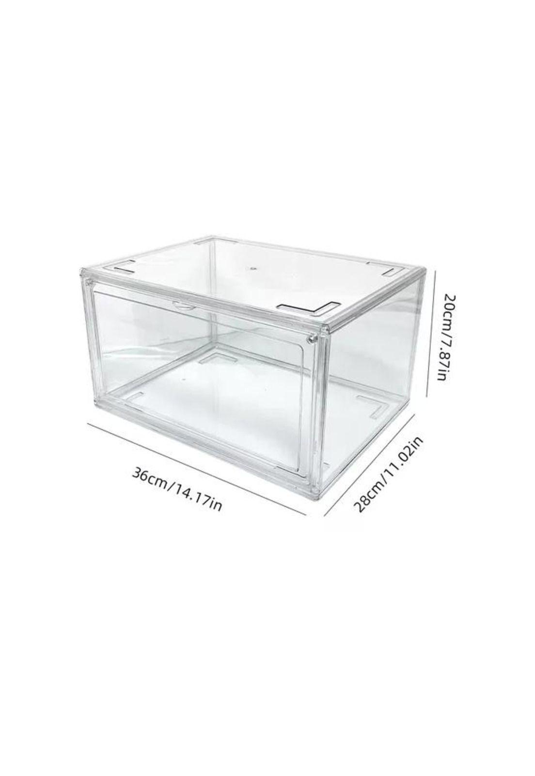 Caja Organizadora Zapatilla Armarble Transparente Pack 3 Unidades-2