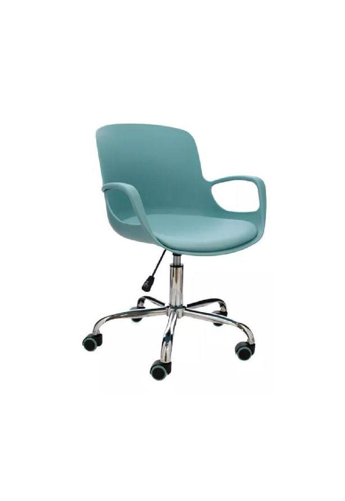 Silla de escritorio con brazos Casaideas color turquesa-0