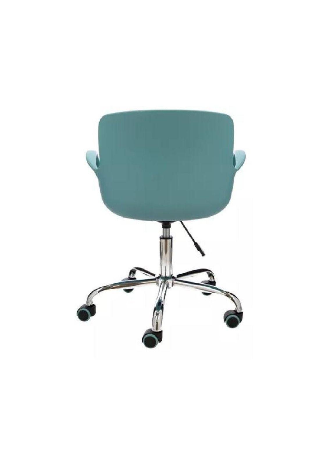 Silla de escritorio con brazos Casaideas color turquesa-1