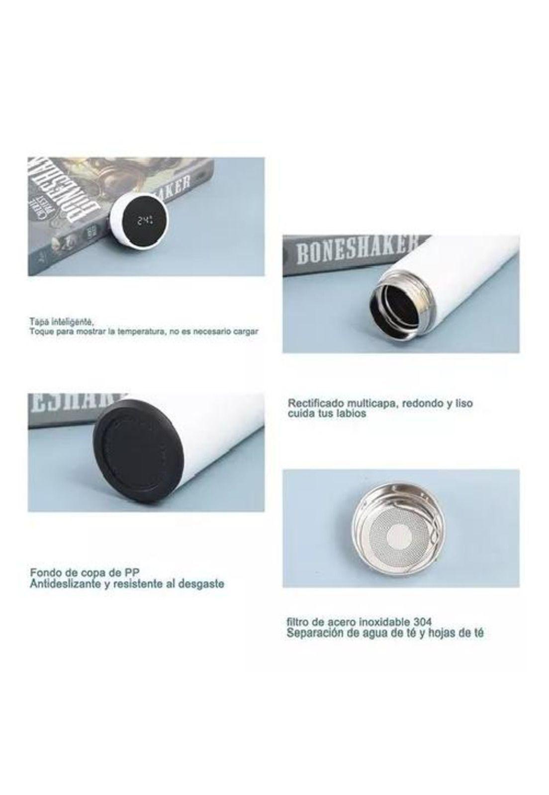 Termo Digital de Acero Inoxidable - Inteligente, 500 ml, Color Rojo-4