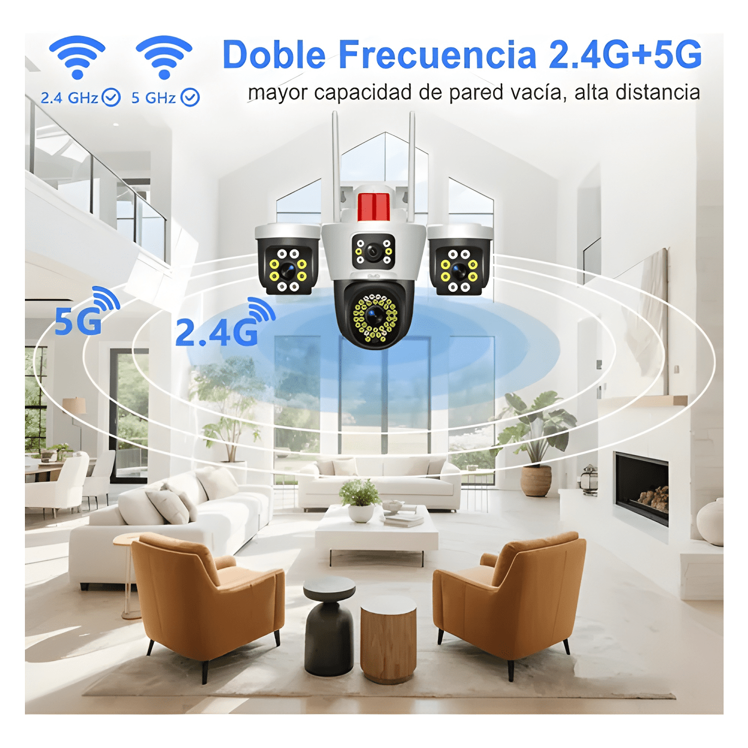 Ojo® 5g Tres Lentes Cámara de Seguridad 18mp Plus-2