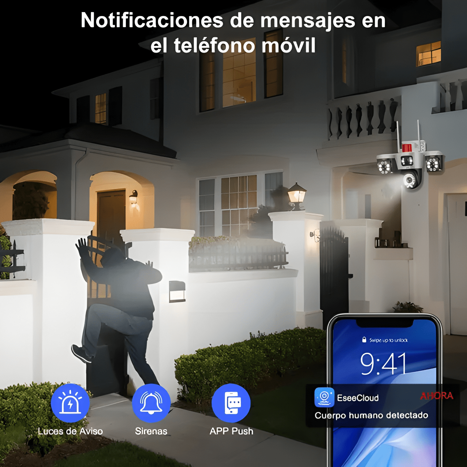 Ojo® 5g Tres Lentes Cámara de Seguridad 18mp Plus-4