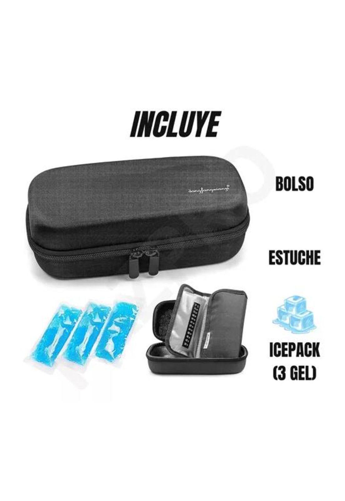 Bolso + Estuche Cooler para Insulina Diabéticos + 4 Hielos-2
