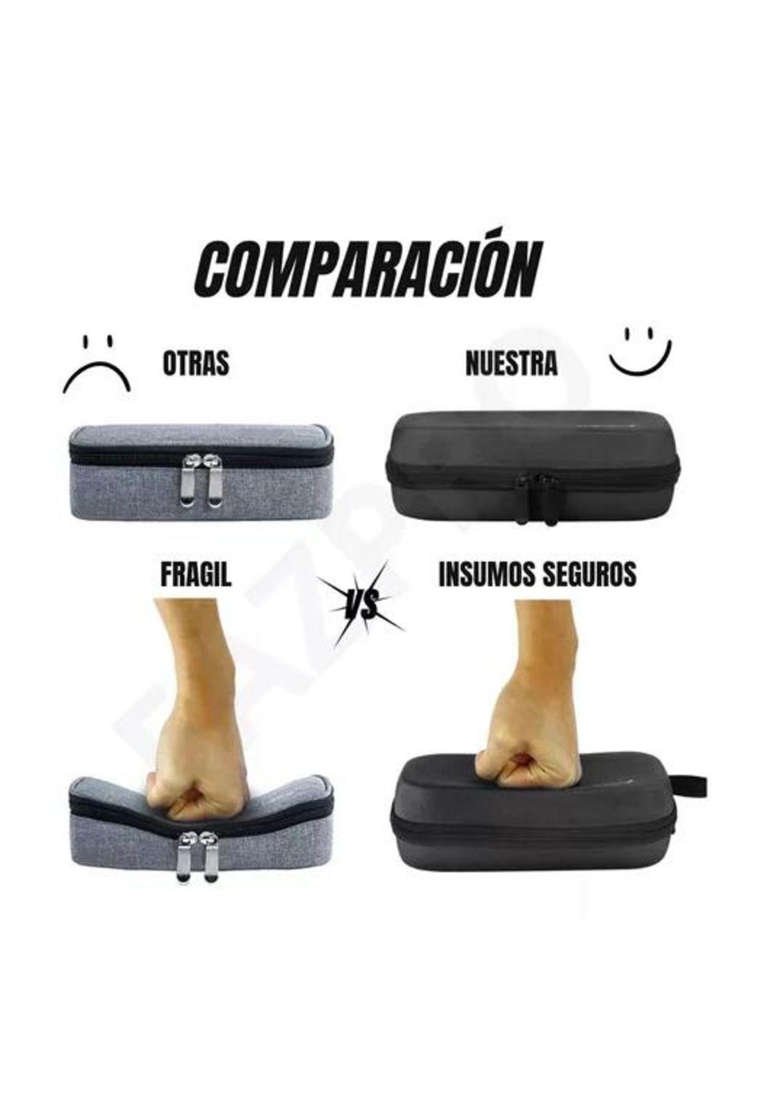 Bolso + Estuche Cooler para Insulina Diabéticos + 4 Hielos-4