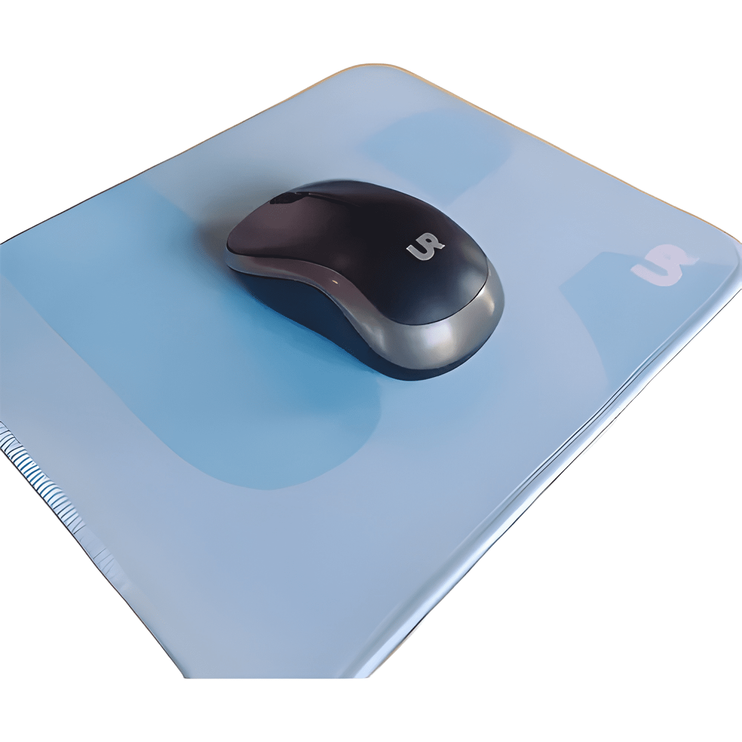 Mouse Pad Ur Urbano Labs Goma Antideslizante 24x20 Cm Azul-0