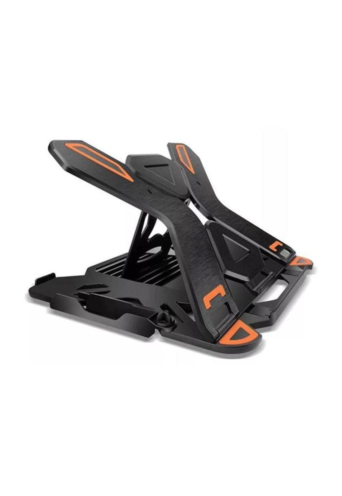 Soporte base notebook y celular ajustable hasta 17 pulgadas negro-0