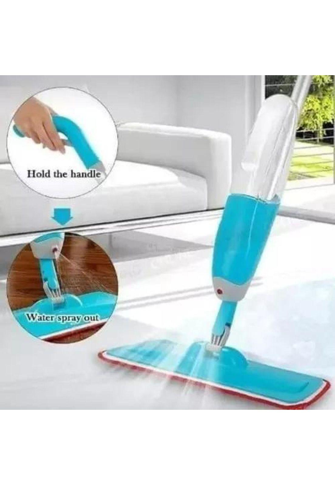 Mopa limpiador rociador spray trapeador para piso blanco-2