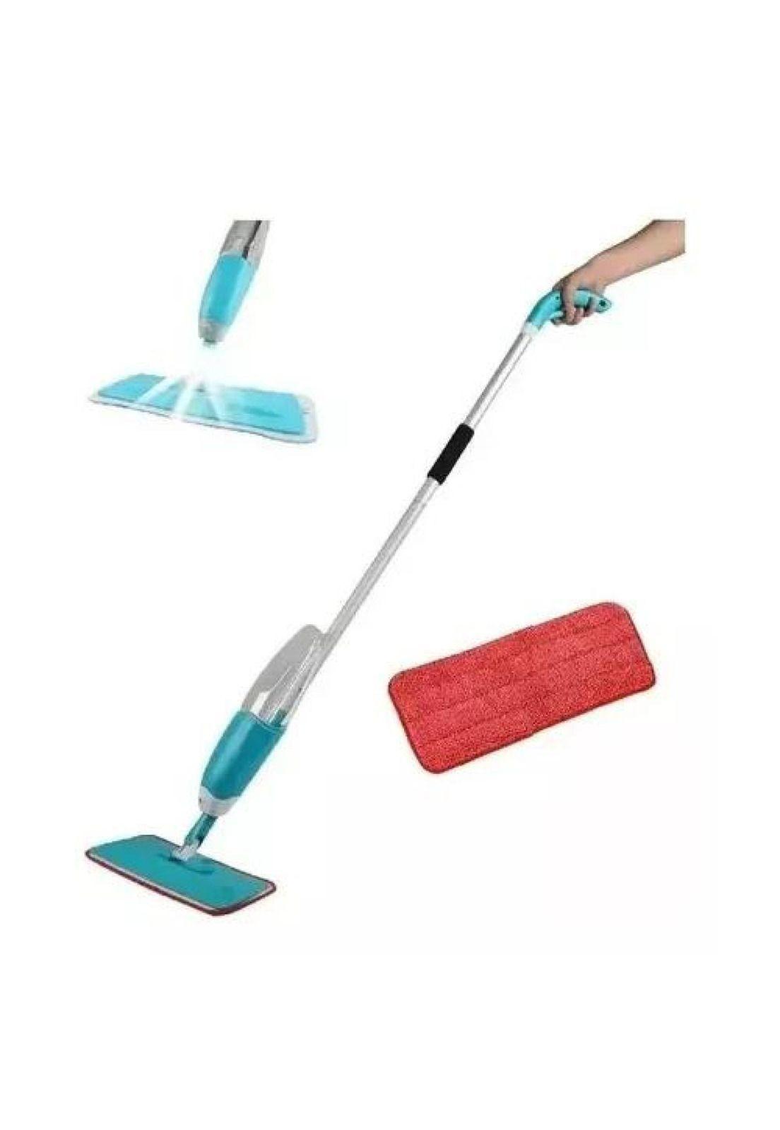 Mopa limpiador rociador spray trapeador para piso blanco-3