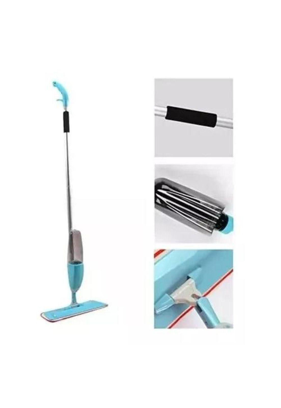 Mopa limpiador rociador spray trapeador para piso blanco-4