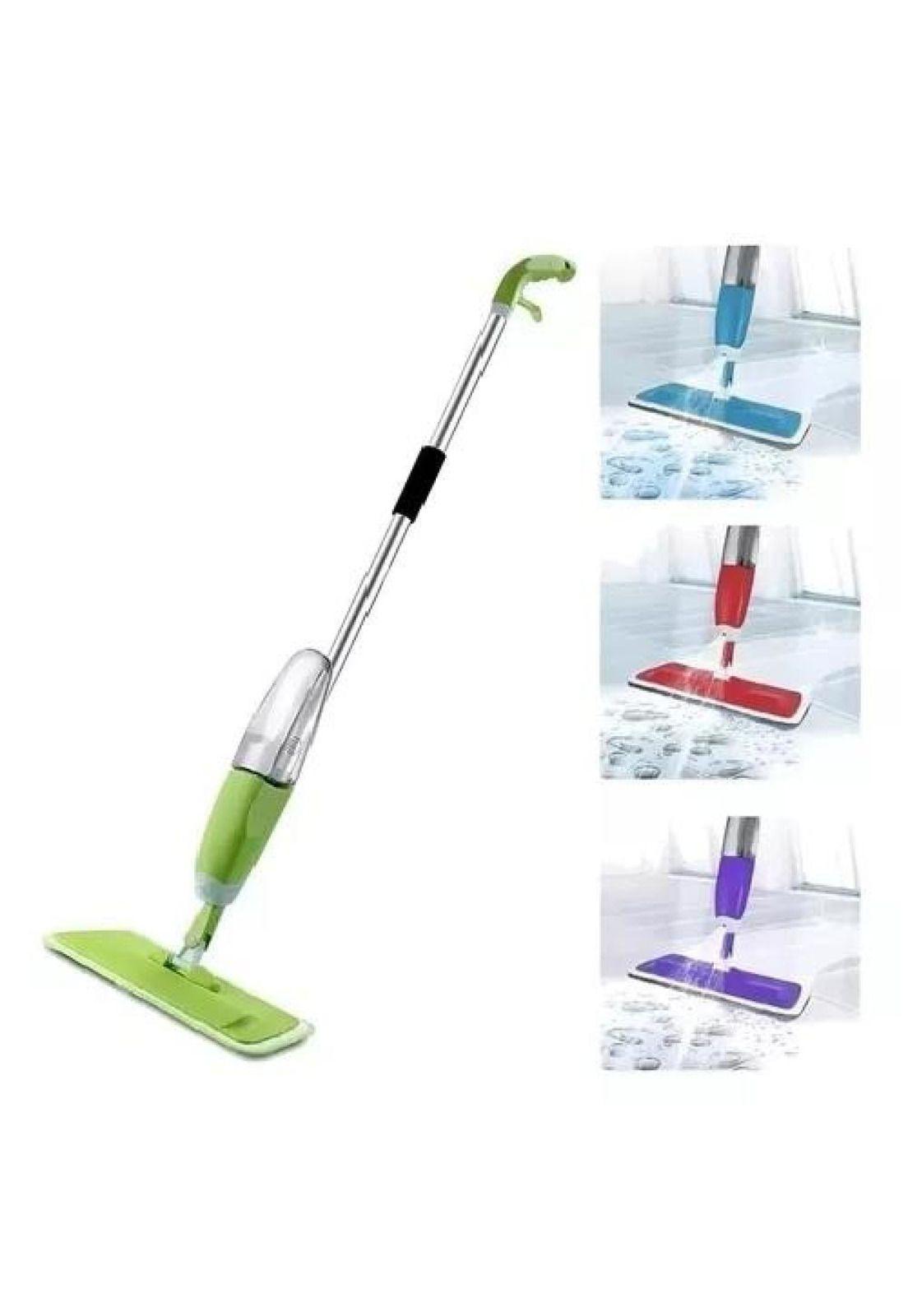 Mopa limpiador rociador spray trapeador para piso blanco-5