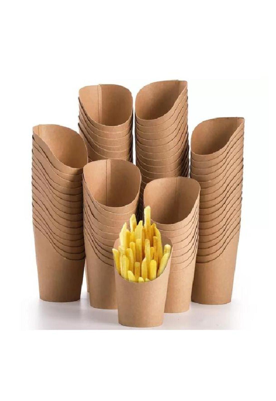 100 Vasos Desechables Patatas Fritas 14oz-3