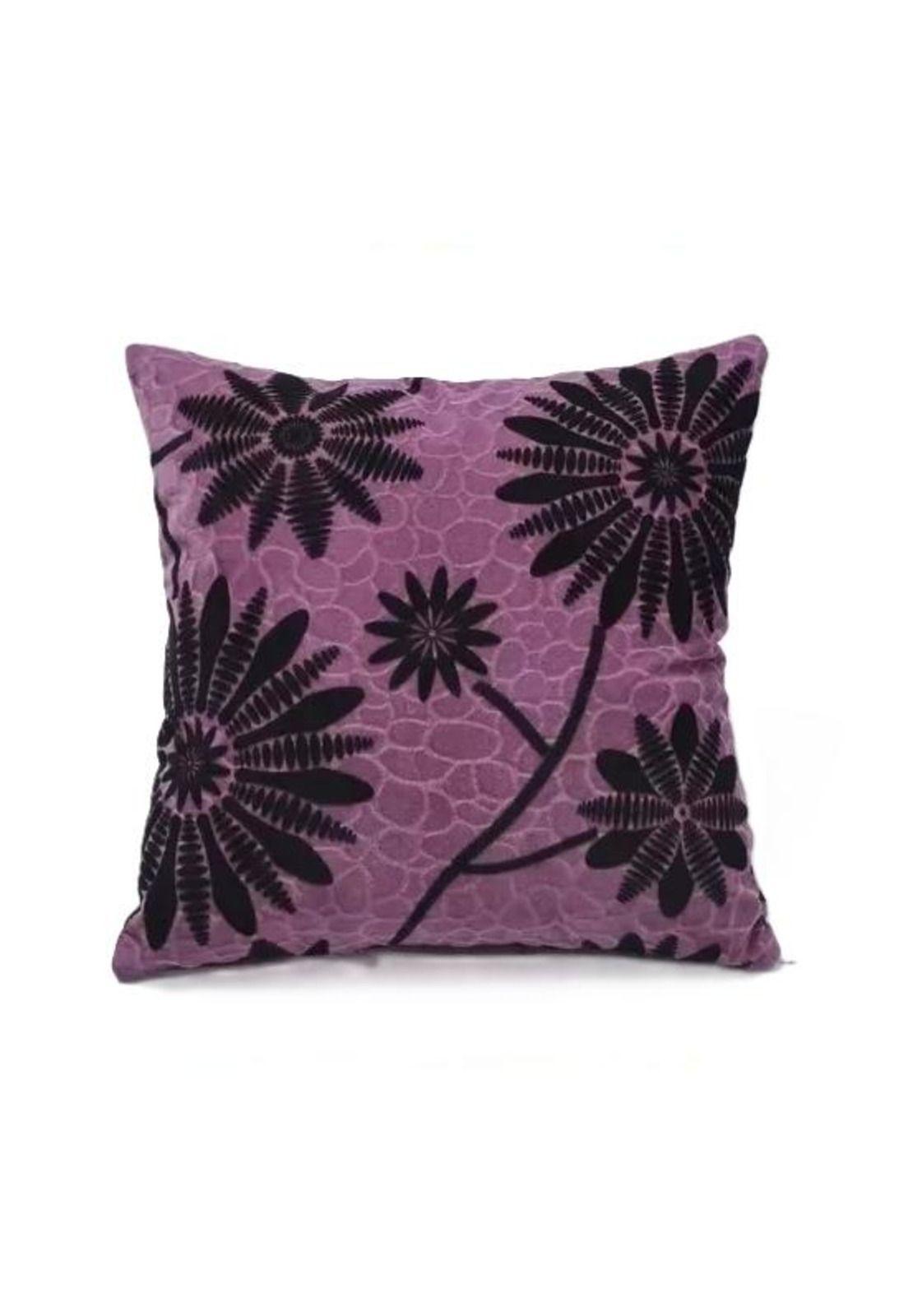 Fundas de Cojín con Diseños y Colores 43x43 cm - Girasol Morado-0